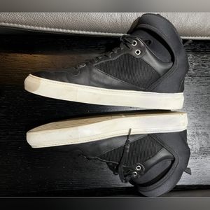 Balenciaga | Black Suede High-Tops